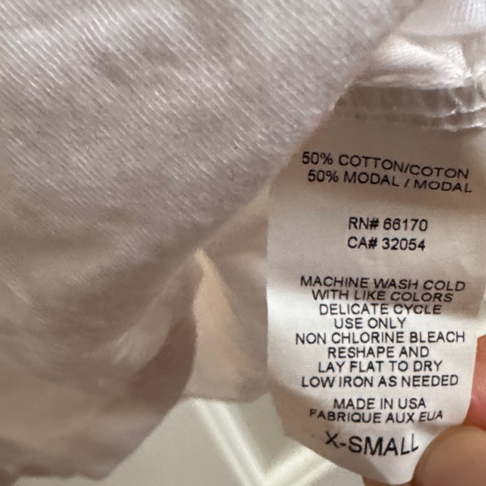 Source Unknown White Gathered Front Blouse - image 3